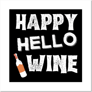 Happy Hallowine. Halloween Costume for Wine Lover. Posters and Art